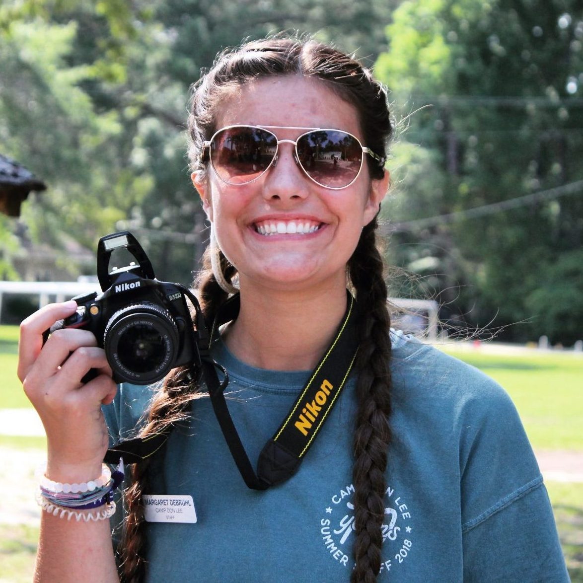 91577A01-B29E-4C06-A0BC-956038F2D60C Hi Everybody! My name is Margaret DeBruhl and I am excited to serve as the Lead Media Specialist this summer! This will be my 12th summer at camp, and my third summer on staff. I am currently attending East Carolina University pursuing a Recreation and Parks Management degree. I am blessed to have the opportunity to spend another summer at camp, and I cannot wait to continue serving the Lord through media at Camp Don Lee!