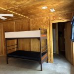 Back private bedroom with attached full bath 