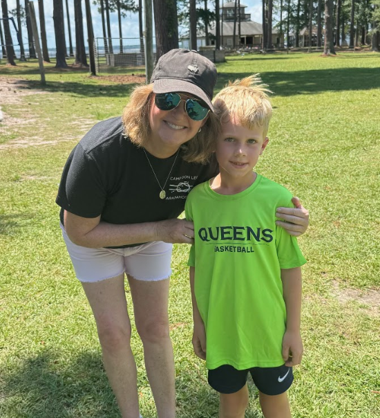 Screenshot 2025-10-16 at 1.50.46 PM Third generation camper Greyson Screen with camp director this summer